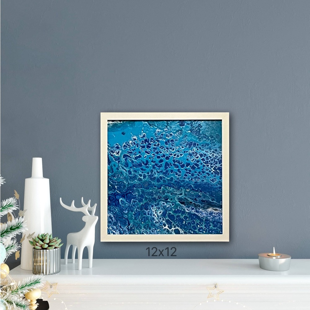 Original acrylic pour painting.